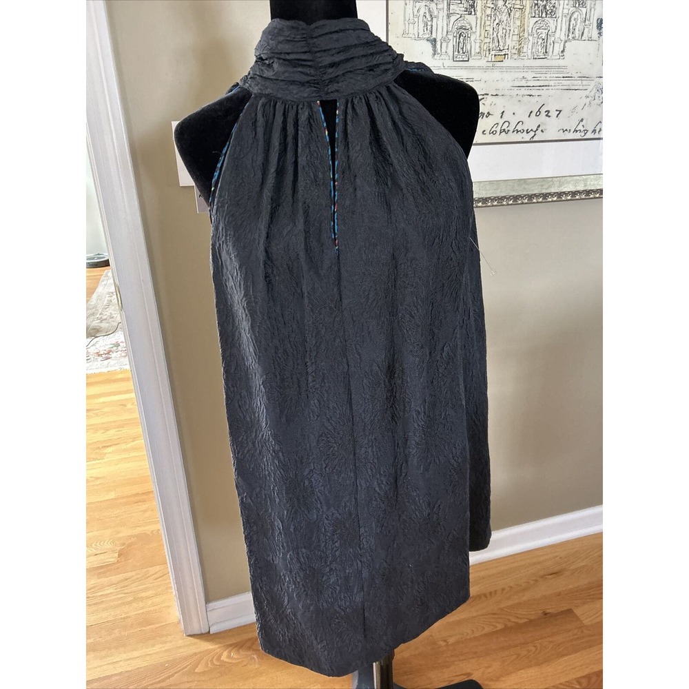 New $348 Robert Graham MISTY Little Black Dress Women's XS X-SMALL Silk Rayon